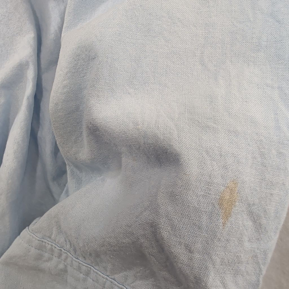 Women's The Quacker Factory Light Blue Hot Air Balloon Button Down 3X - Picture 6 of 16